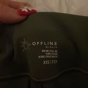 OFFLINE By Aerie Real Me High Waisted Crossover Flare Legging